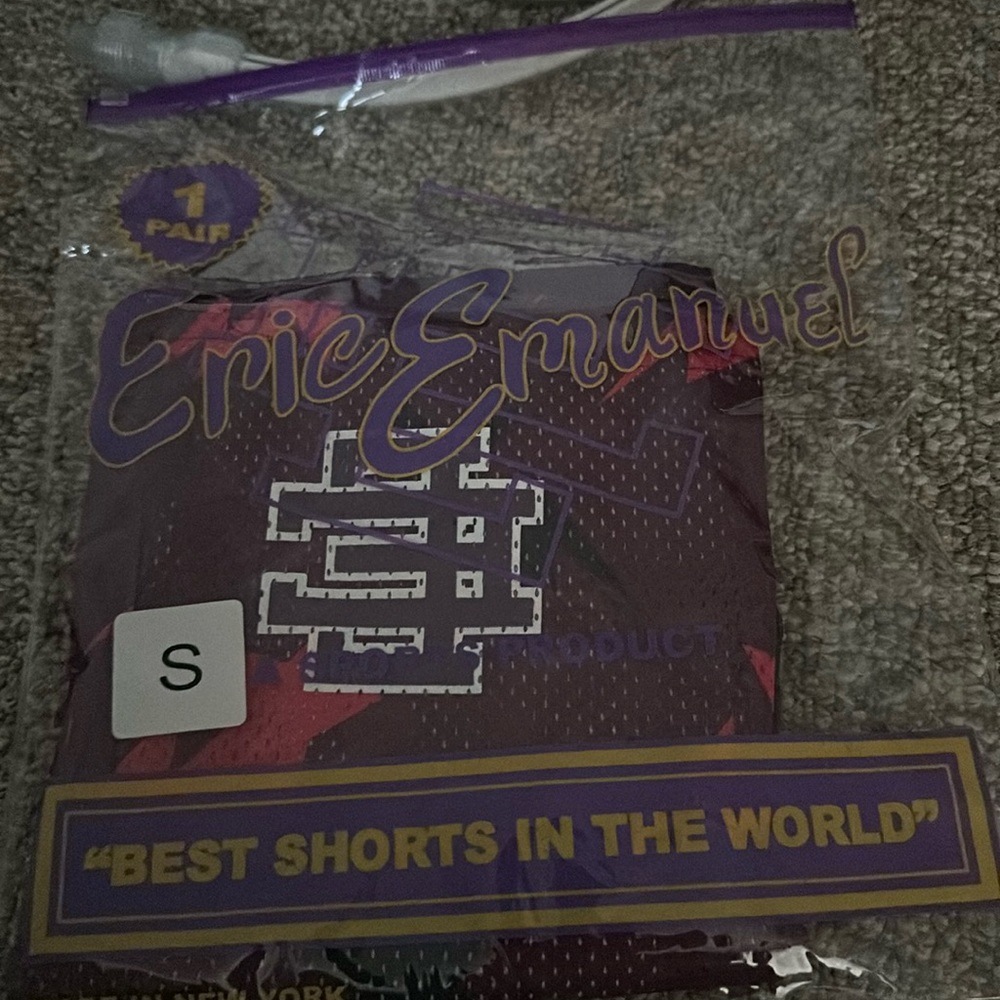 Eric Emanuel x BAPE Miami Basic Short Purple